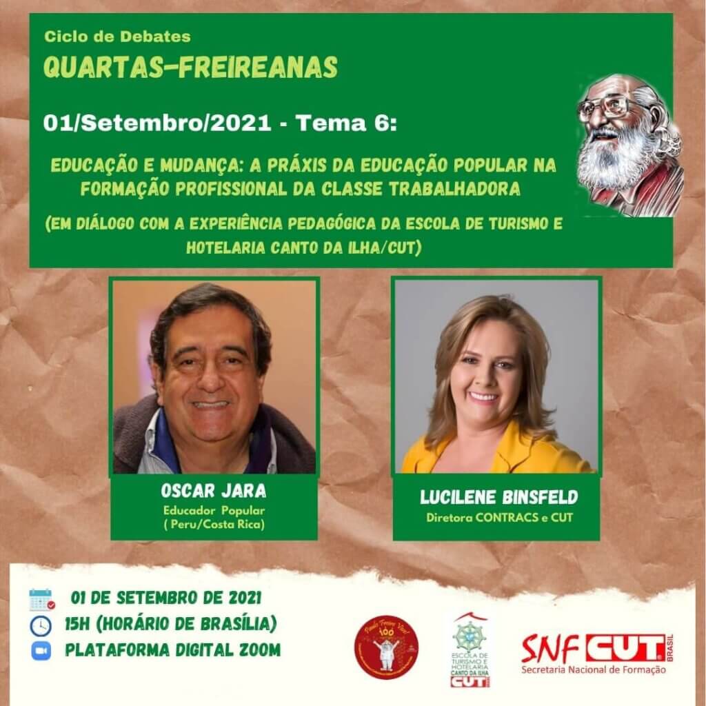 🚩📚 CICLO DE DEBATES QUARTAS-FREIREANAS