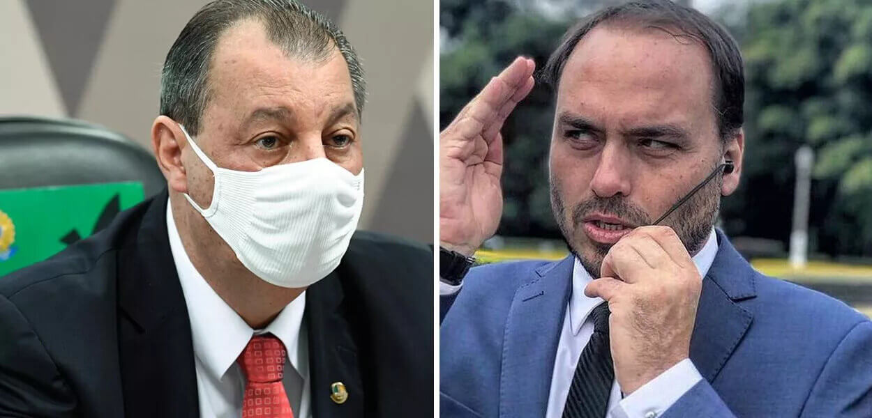 Omar Aziz: Carlos Bolsonaro é o maior responsável por fake news na pandemia