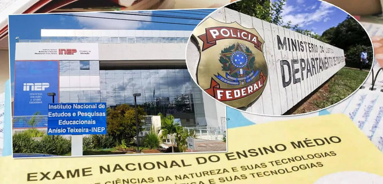 PF faz operação no Inep para apurar superfaturamento de R$ 130 milhões em impressão de provas do Enem