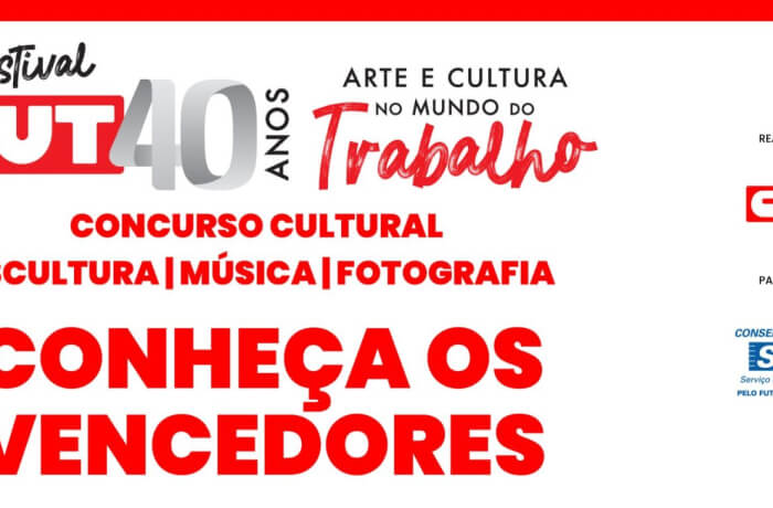 Festival 40 anos de Arte e Cultura no Mundo do Trabalho divulga vencedores