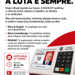 Eleições 2026: o voto é hoje, a luta é sempre…